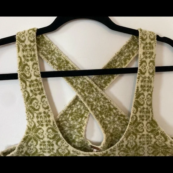 Free People Knitted Green tank top dress - Picture 4 of 4
